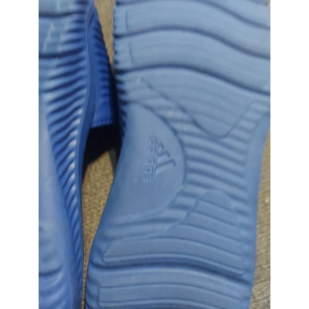 ADIDAS Mens ALPHABOUNCE 2.0 Kansas Jayhawks  Sandals Slides Sz. 9 Royal Blue
